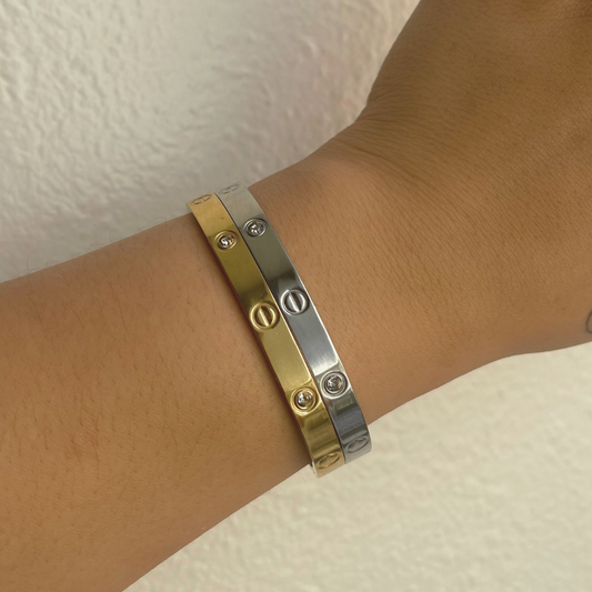 CZ Love Bangle