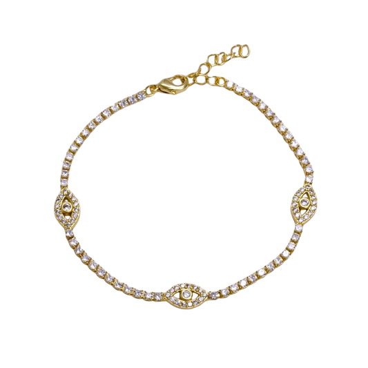 Ojos Tennis Bracelet