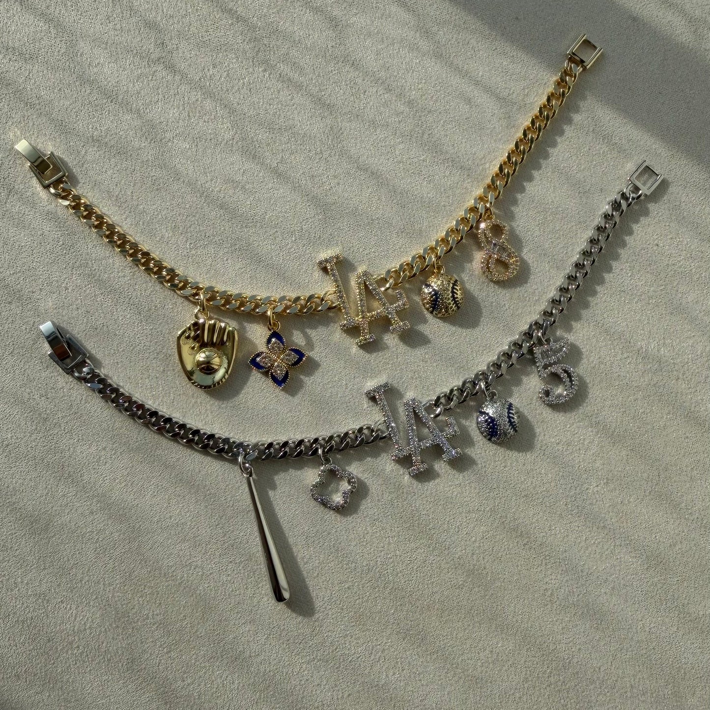 CZ LA Charm Bracelet