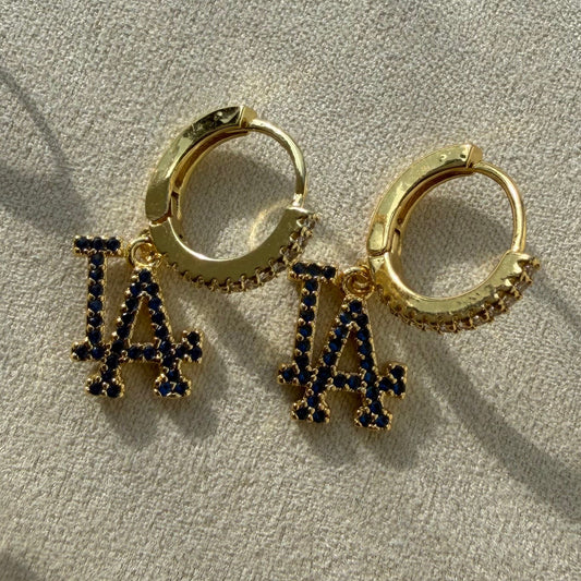 CZ LA Huggie Earrings