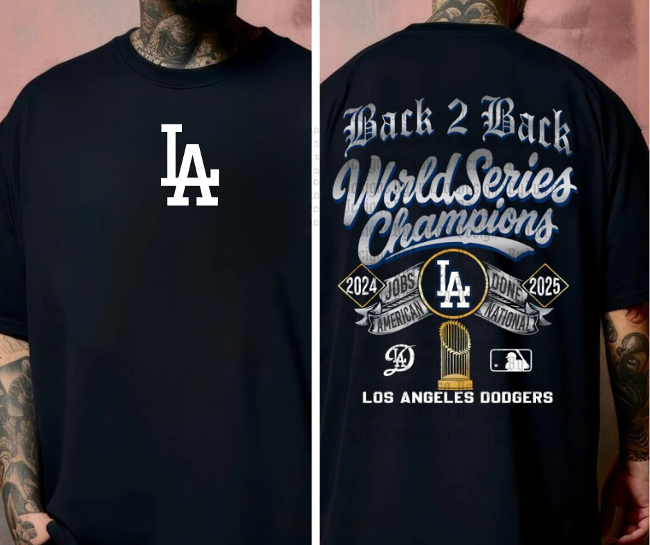 Back 2 Back Dodger Tee